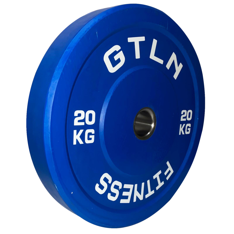 GTLN Olympic 7ft Barbell + 60kg Colour Rubber Bumper Plates