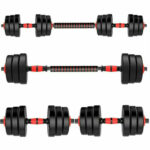 30Kg/50Kg Dumbbells Barbell Gym Weights Body  Free Weight Sets Training